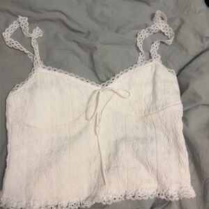 - edikted lacy white tank